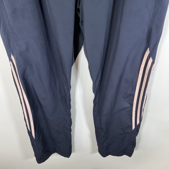 Vintage Adidas Track Pants Women’s Size Medium Blue Pink Athletic Joggers - Picture 4 of 10